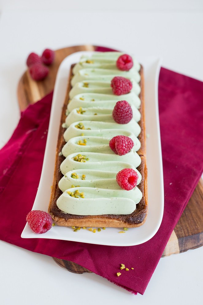 Himbeer-Pistazien Tarte Nouvelle Vague Rezept