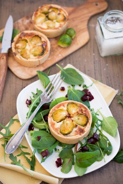 Quiche mit Rosenkohl und Speck Rezept