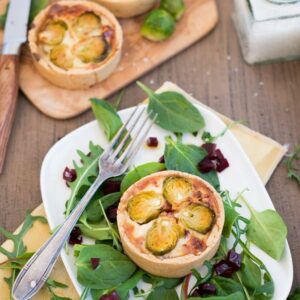 Quiche mit Rosenkohl und Speck