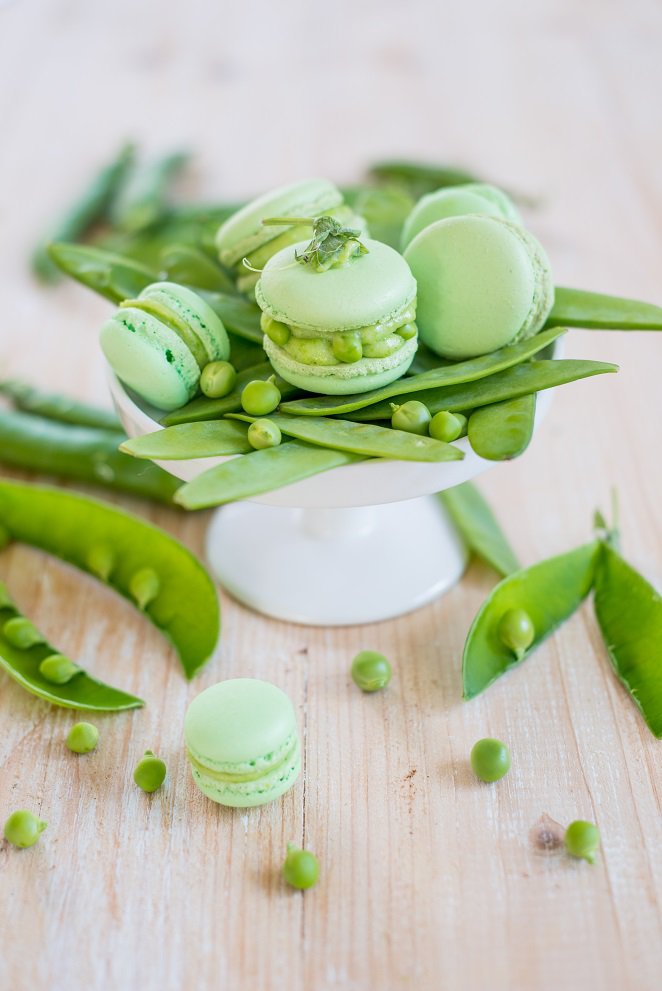  Erbsen Macarons Gemüse Aussergewöhnlich