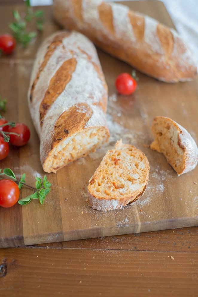 Baguette mit Tomaten Baguette Mit Tomaten 3