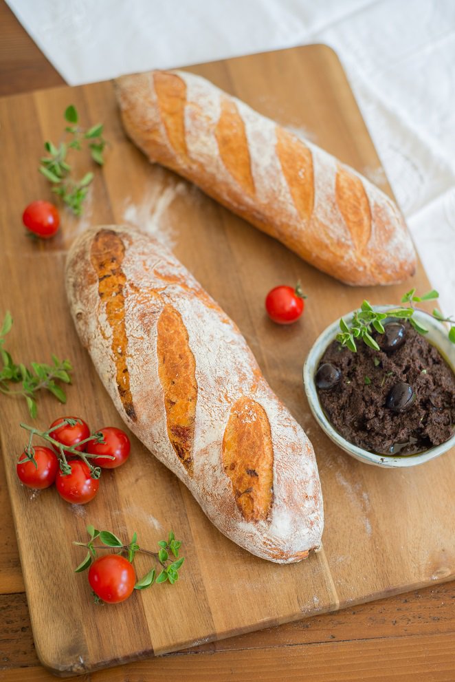 Baguette mit Tomaten Baguette Mit Tomaten 4