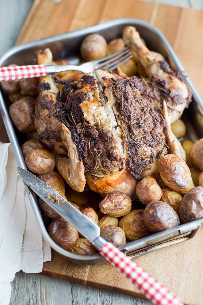 Provenzalisches Brathähnchen mit Tapenade Rezept