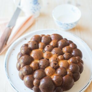 Marmorkuchen mit Pünktchen