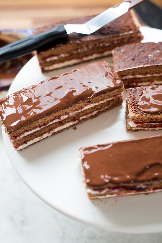 Opéra wie eine schwarzwälder Kirschtorte Opera Torte Schwarzwälder Kirsch 7