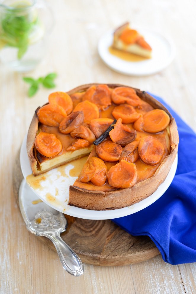  Quarkkuchen Mit Aprikosen Rezept Backen
