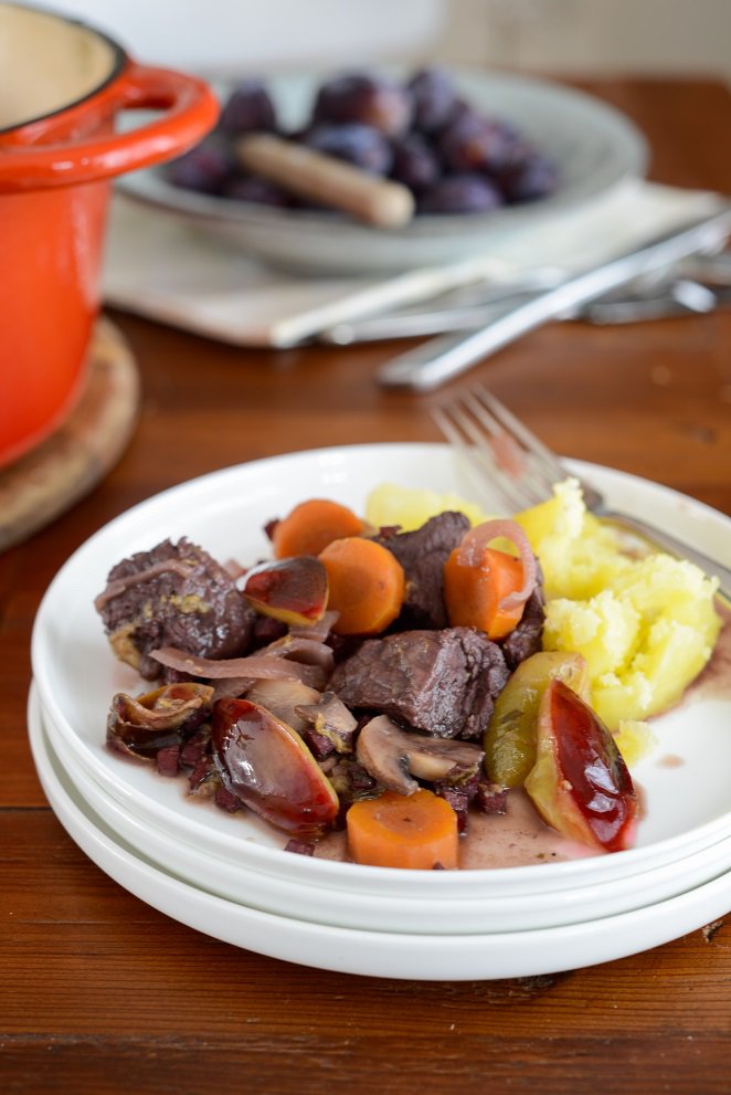  Böuf Bourguignon Mit Pflaumen