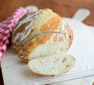 Ein einfaches Brot Rezept mit wenig Hefe