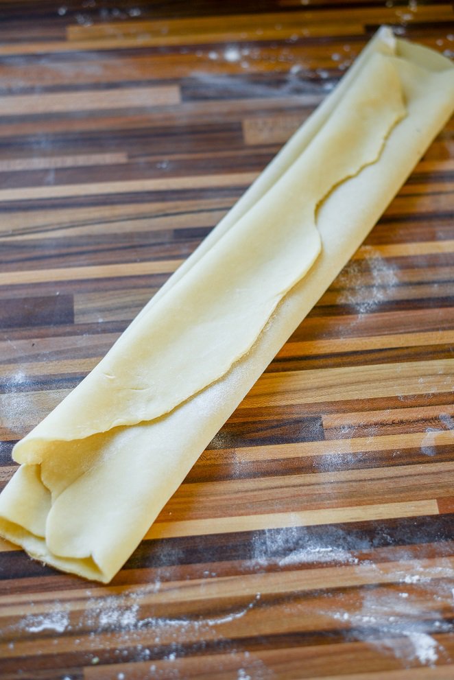  Päte En Croute Schritt 8 Teig Gerollt Und Gefaltet