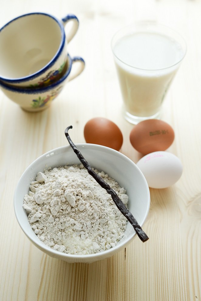Far Breton mit Buchweizenmehl und eingelegten Pflaumen Rezept