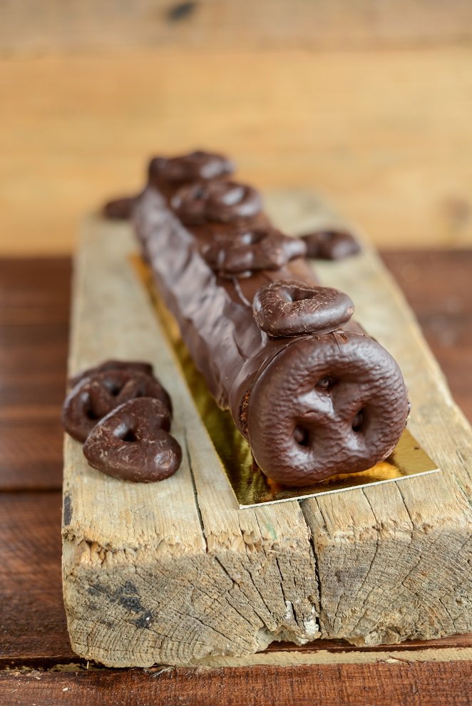 Buche de Noel mit Lebkuchen Rezept