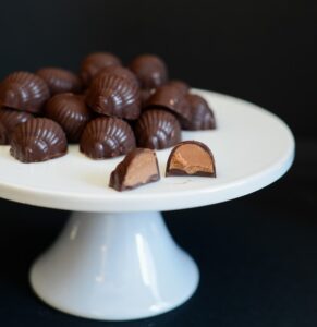 Schokoladen Schnecken mit Kokosnuss Füllung