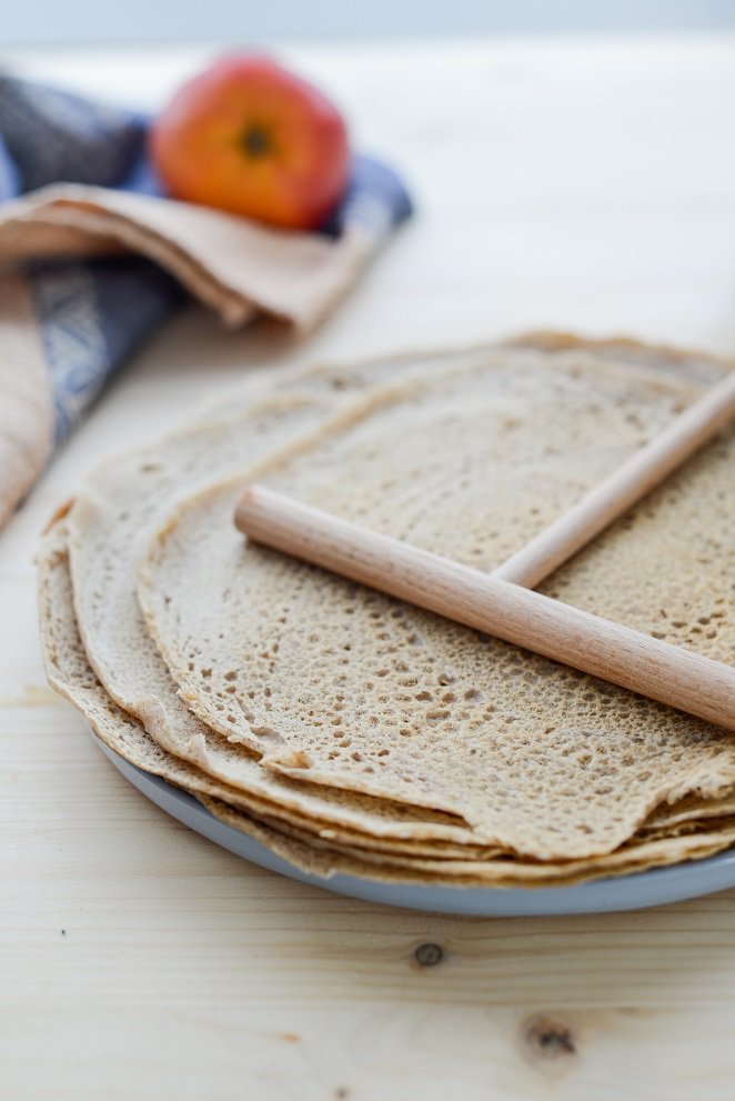 Galettes mit Buchweizenmehl Galette-au-sarrasin