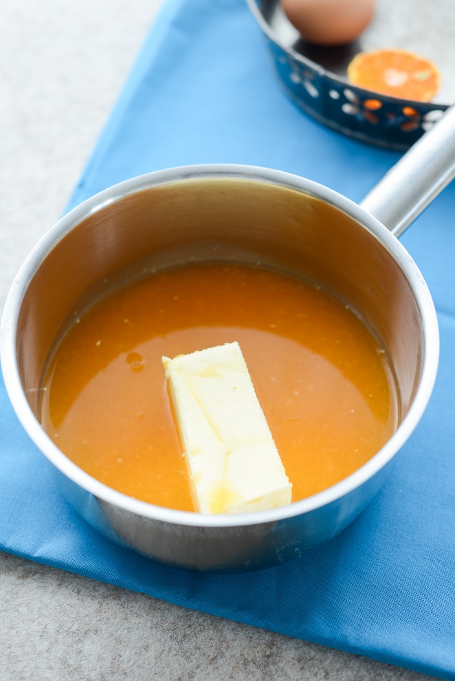 Clementinen Curd Clementinen Curd Rezept Schritt 3 Butter In Clementinensaft Schmelzen