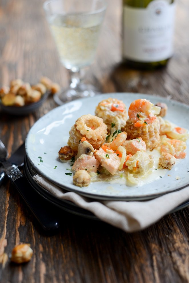 Königinpasteten mit Fisch - Bouchées à la reine de la mer koeniginpasteten-mit-fisch