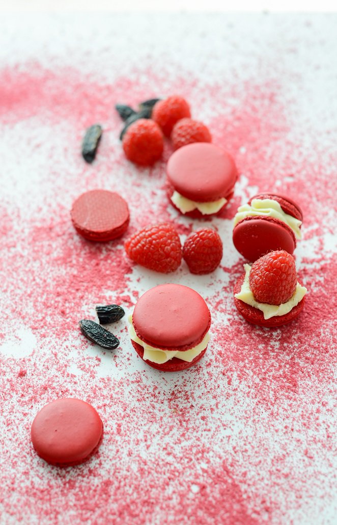 Red Velvet Macarons