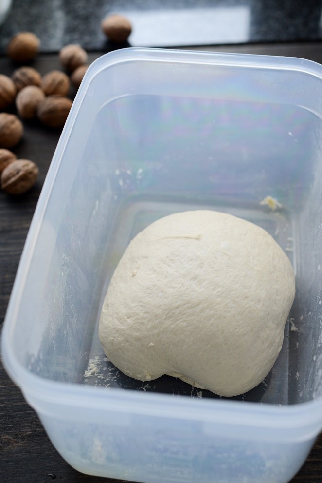  Walnussbrot Rezept Schritt 2 Teig In Behälter Ruhen