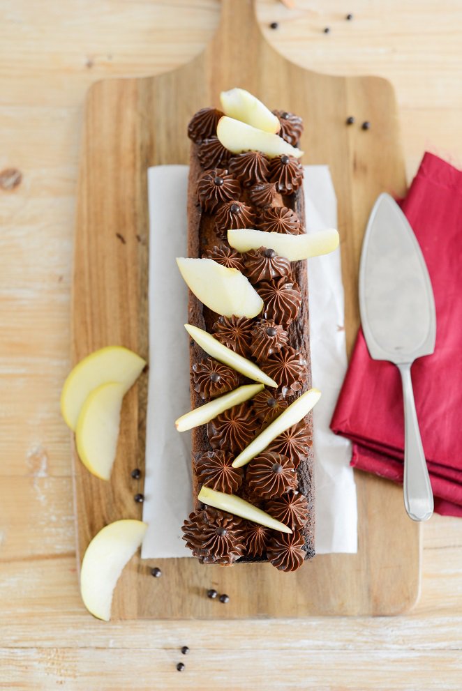 Apfel – Schokoladen – Kuchen Rezept - franzoesischkochen.de