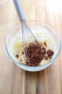 Schokoladen Financiers ( ein einfaches Rezept für übrige Eiweiße ) Kakao In Financier Teig 200x300
