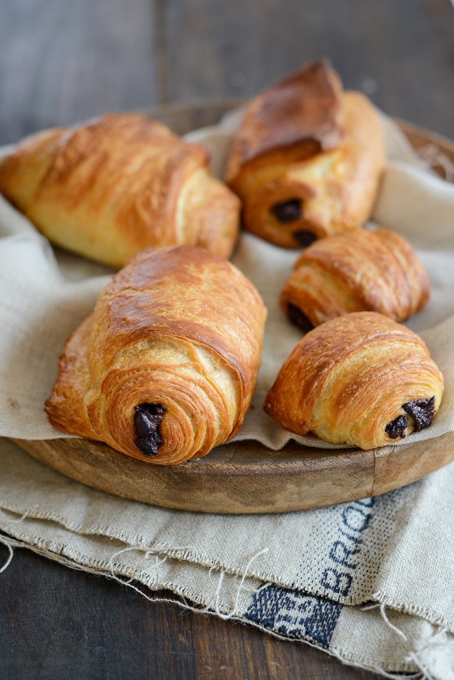 Chocolatines oder Pains au chocolat Pains-au-chocolat