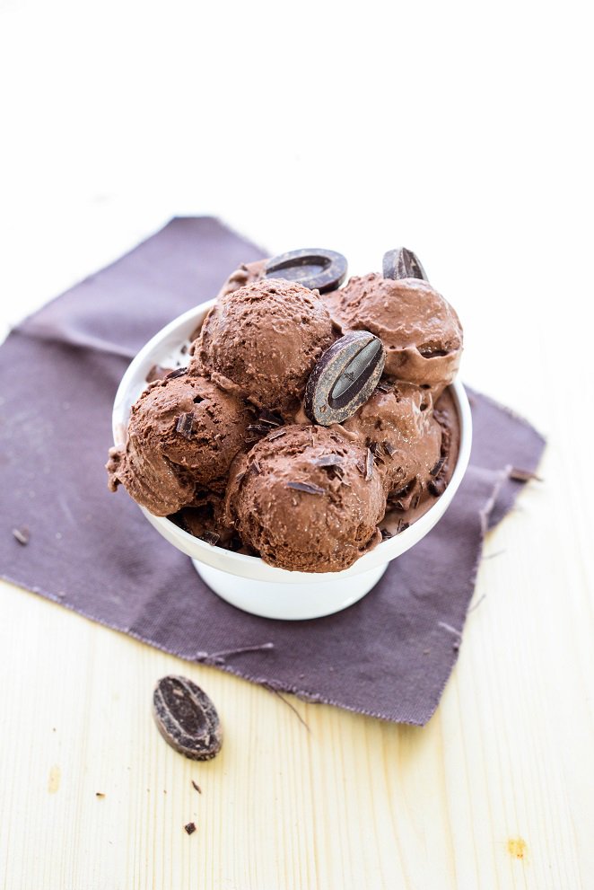 Schokoladeneis glace-au-chocolat