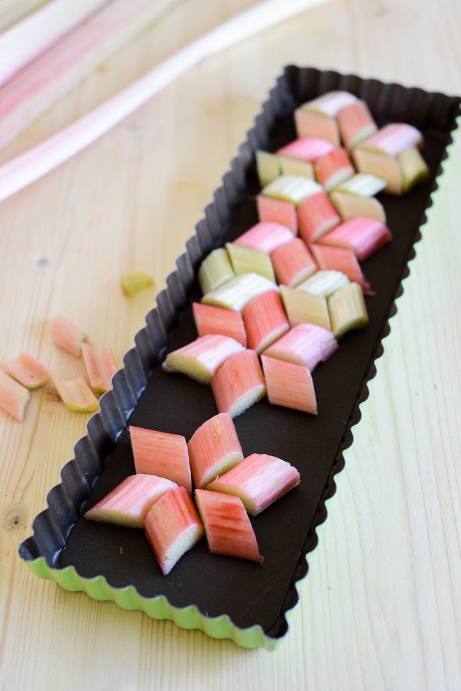  Rhabarber Tarte Mit Muster