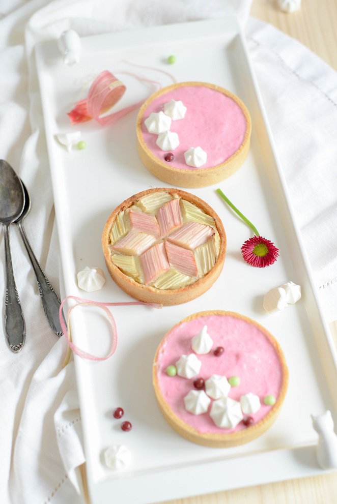  Rhabarber Tartelette