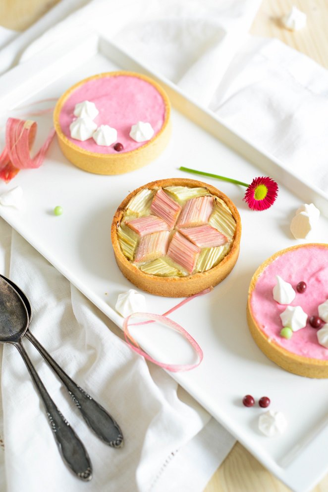  Tartelettes Mit Rhabarber
