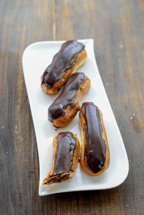 Schoko-Eclairs – Éclairs au chocolat Rezept