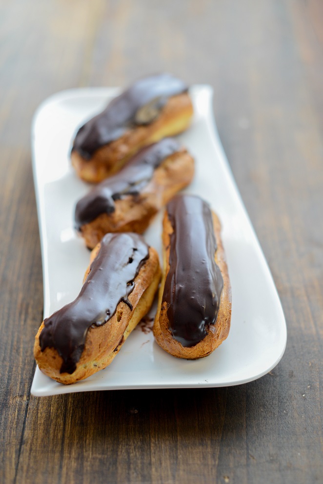 Schoko-Eclairs - Éclairs au chocolat Schokoladen-Eclairs