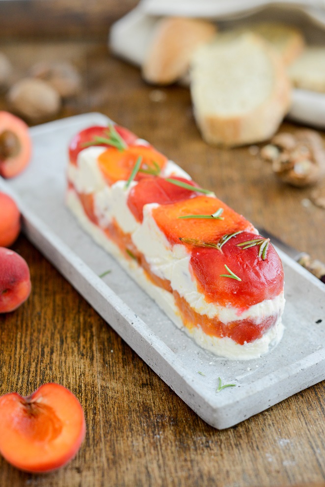 Aprikosen-Ziegenfrischkäse-Terrine Rezept
