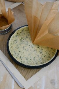Zucchini-Quiche Zucchini-Quiche Quiche Rezept Schritt 11 Quiche Teig In Form