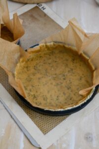 Zucchini-Quiche Zucchini-Quiche Quiche Rezept Schritt 12 Quiche Teig In Backform