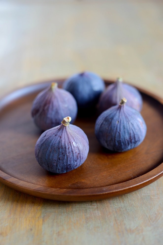 Pochierte Feigen in Rotwein mit Vanille Feigen