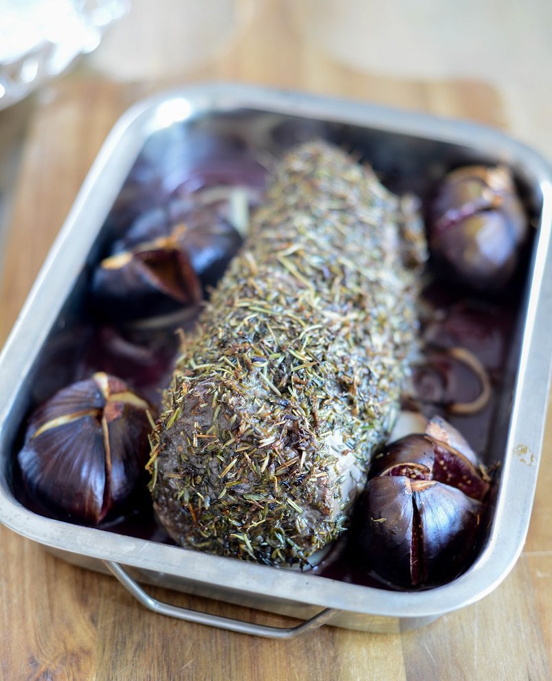 Rinderfilet mit Lavendel-Kruste und Feigen Lavendel-Feigen-mit-Rindfleisch