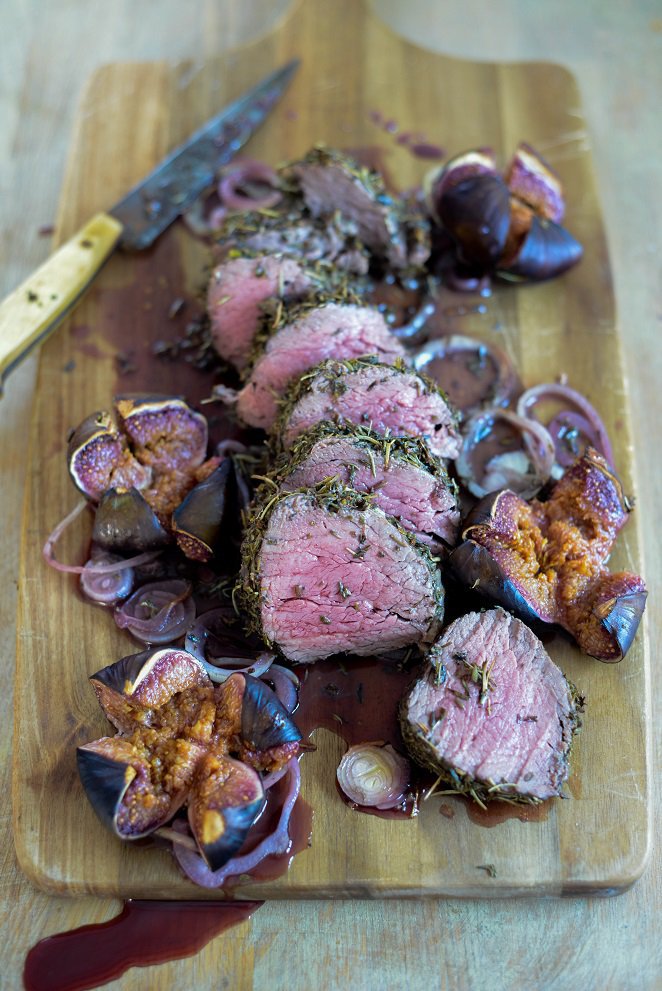 Rinderfilet mit Lavendel-Kruste und Feigen Rinderfilet-mit-Lavendel