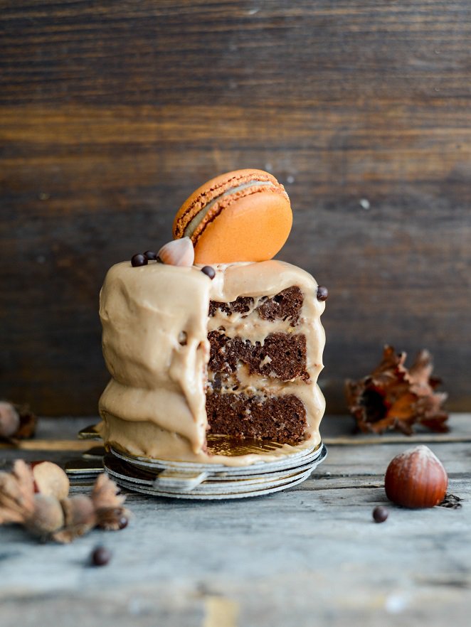 Eichhörnchen Törtchen (Haselnuss - Nougat Törtchen) torte-Eichhornchen-Haselnuss-praline