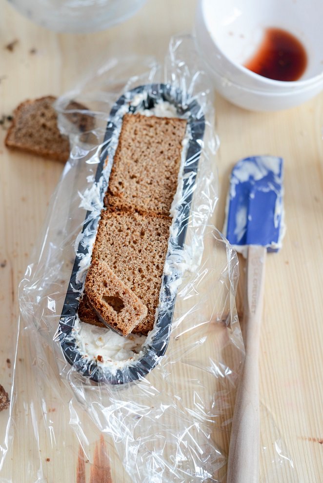 Lebkuchen-Frischkäse-Terrine mit Portwein (Terrine de fromage frais ...