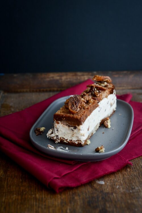 Lebkuchen-Frischkäse-Terrine mit Portwein (Terrine de fromage frais ...