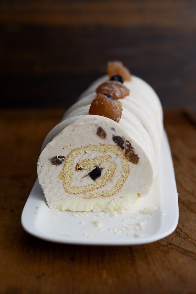  Geeiste Buche De Nöl Mit Kastanien Und Saürkirschen Rezept