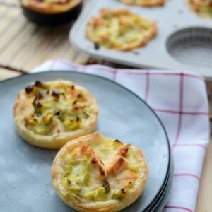 Lachs-Porree-Quiche