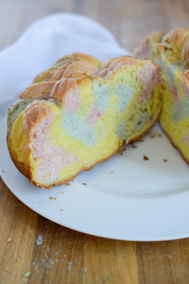 Bunte geflochtene Brioche für Kinder DSC_9629 1