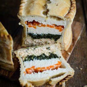 Fischpastete im Teigmantel