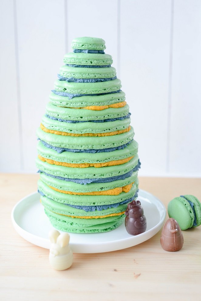  Ostereier Macaron Kuchen 7
