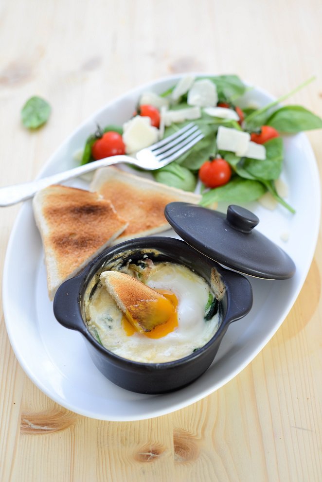 Oeufs Cocotte (Eier aus dem Ofen) oeuf-cocotte-aus-frankreich