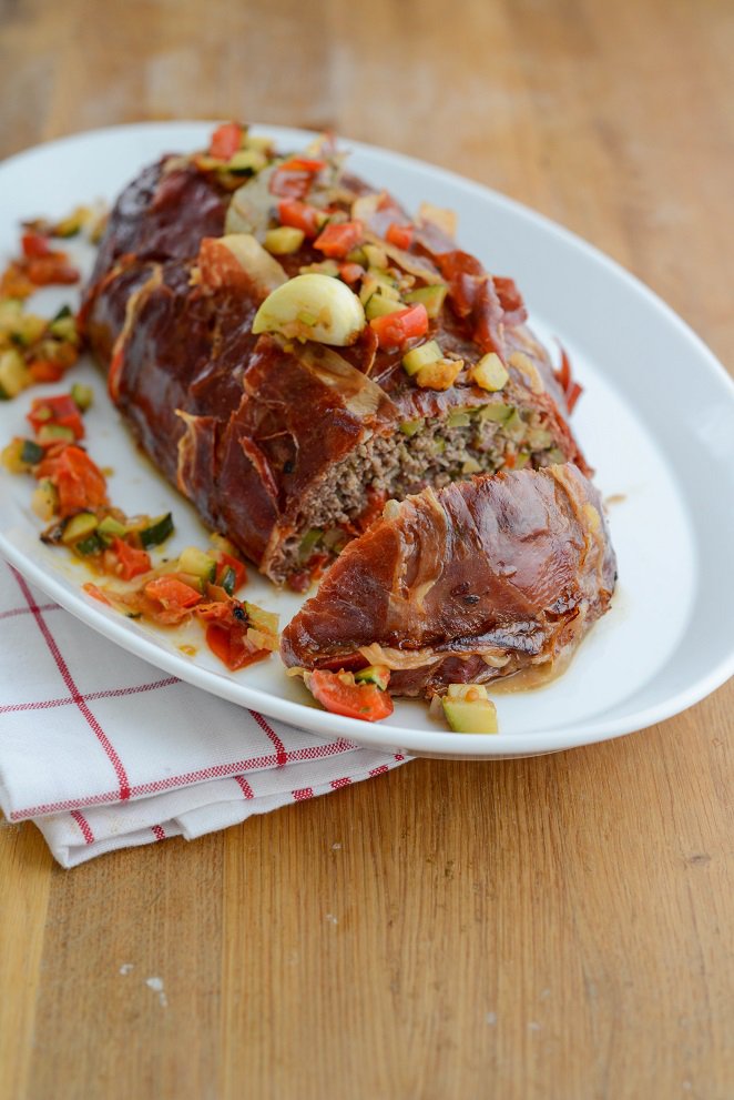 Pain de viande à la Ratatouille - Hackbraten provenzalischer Art DSC_1140 1