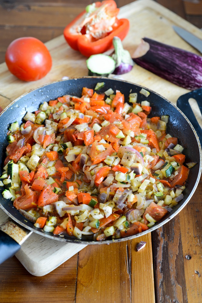 Sommerliche Mini-Quiches mit Ratatouille Rezept