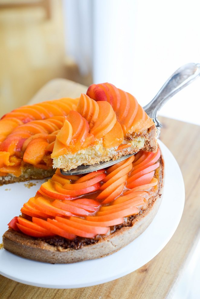  Kokosnuss Aprikosen Tarte
