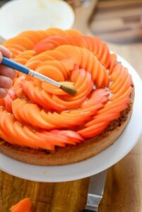 Aprikosen-Kokos-Tarte Tartedekor Mit Aprikosen 201x300