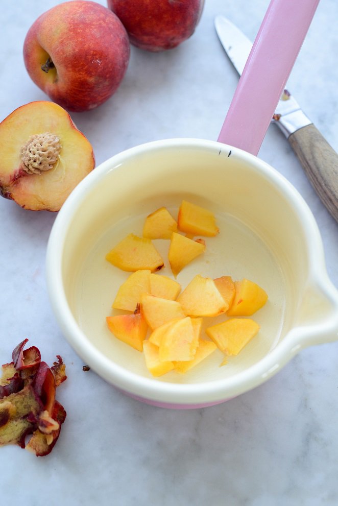 Pfirsich-Zitronenverbene-Sorbet Rezept